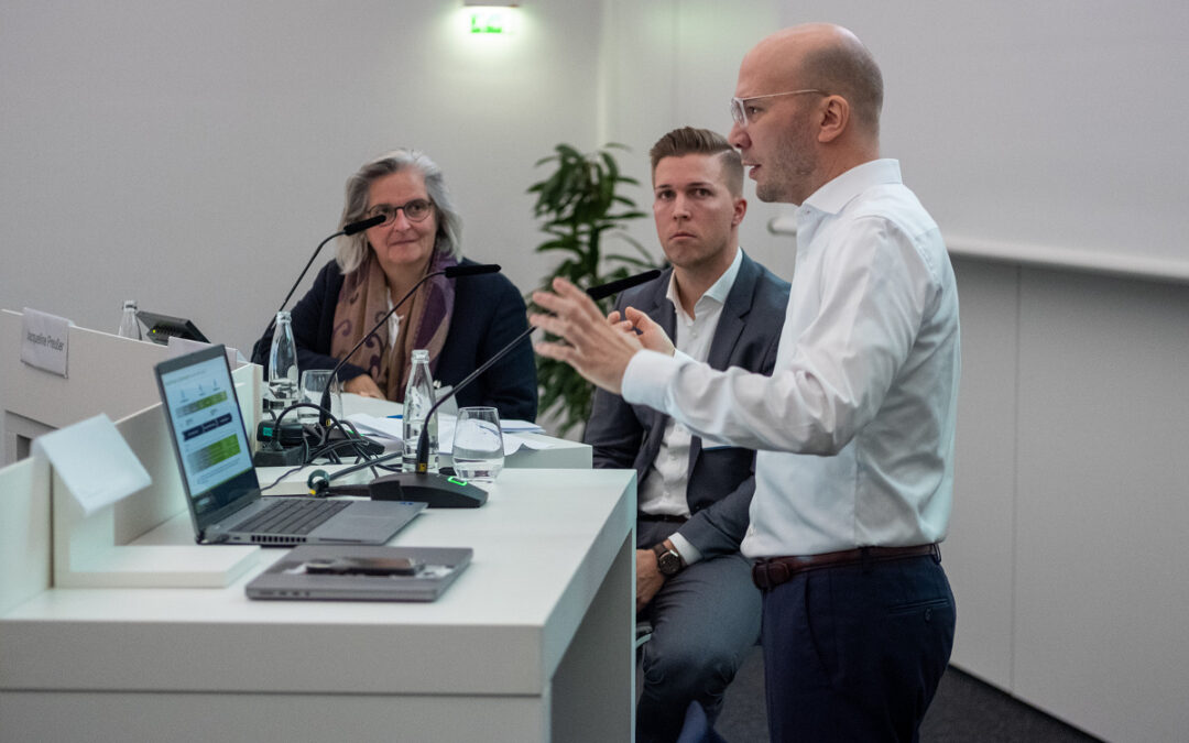 Greencells CEO Andreas Hoffmann auf der diesjährigen Structured Finance