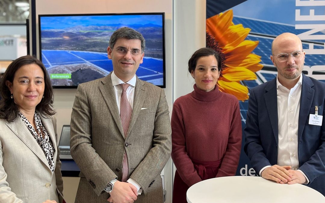 Es war uns eine Freude Ana Fontoura Gouveia an unserem Stand auf der Hannover Messe begrüßen zu dürfen