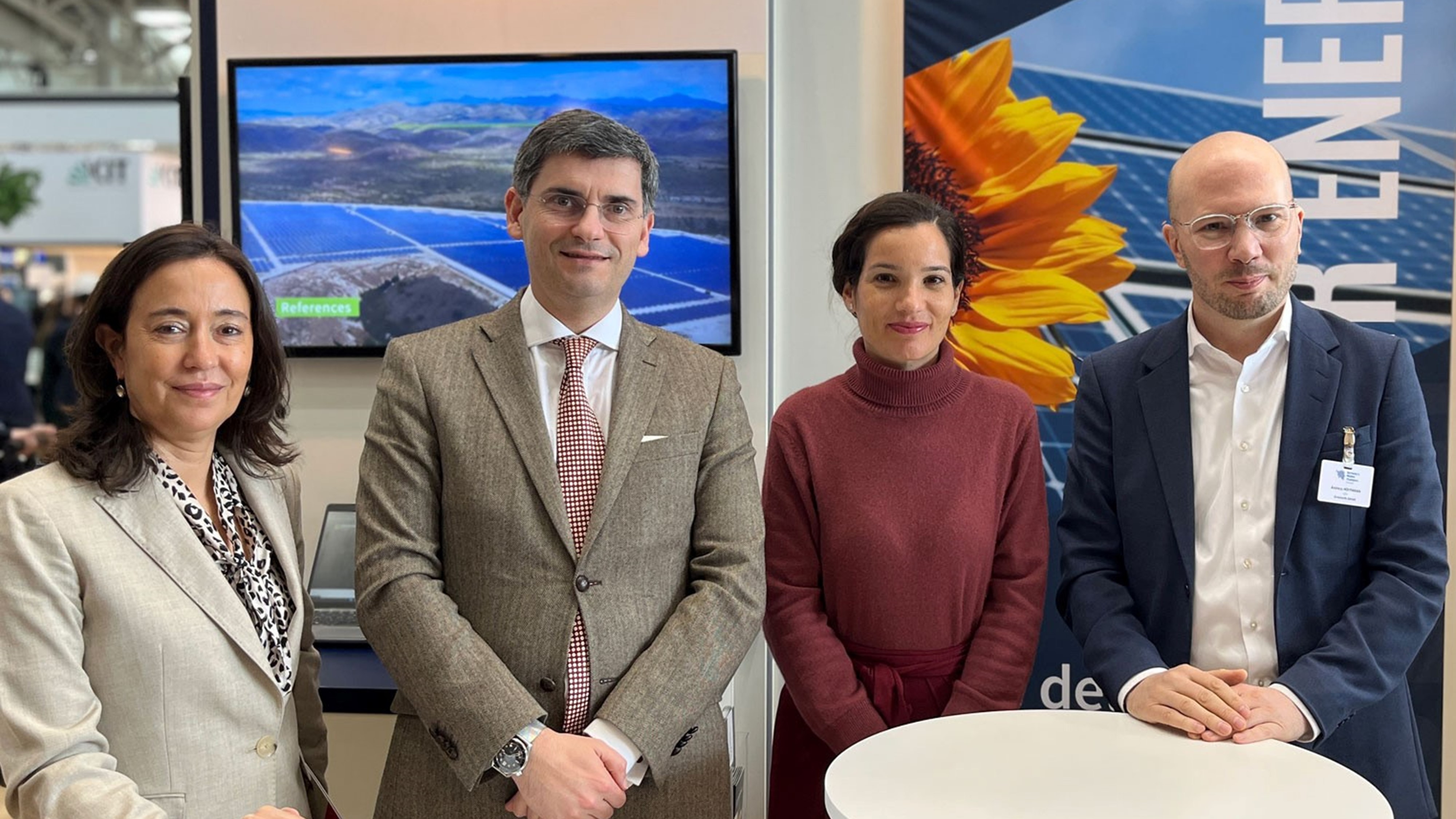 Es un placer recibir a Ana Fontoura Gouveia en nuestro stand de Hannover Messe